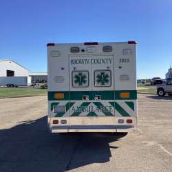 Photo of Brown County Ambulance Back View