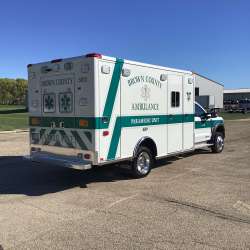 Photo of Brown County Ambulance Side Back View 1