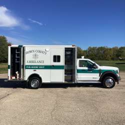 Photo of Brown County Ambulance Side View 1 Opened