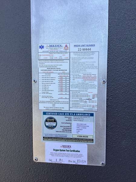 Photo of Farmersville-Waggoner Medix 22-M444 VIN