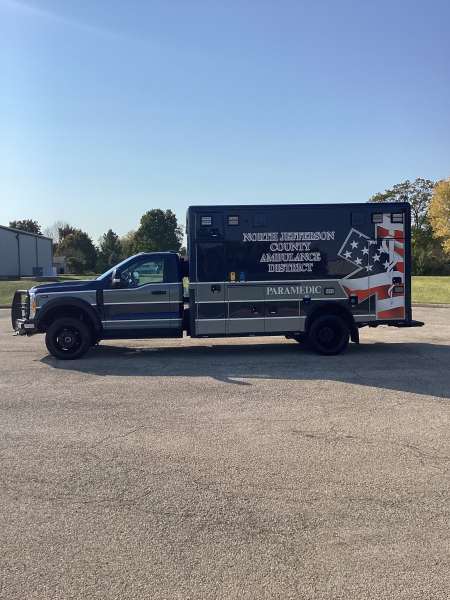 Photo of North Jefferson Ambulance Side View 1