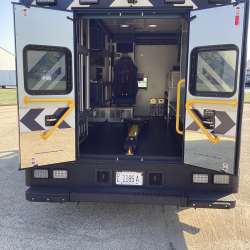 Photo of North Jefferson Ambulance Back View Opened