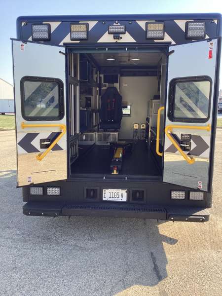 Photo of North Jefferson Ambulance Back View Opened