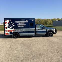 Photo of North Jefferson Ambulance Side View 2