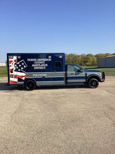Photo of North Jefferson Ambulance Side View 2