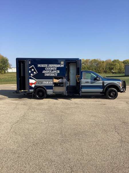 Photo of North Jefferson Ambulance Side View 2 Opened