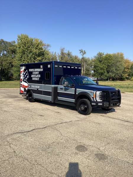 Photo of North Jefferson Ambulance Front Side View 2