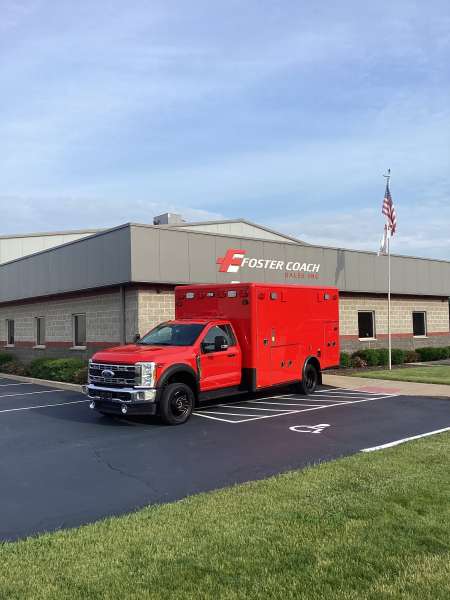 Photo of Janesville Fire Department Remount Outside View of a New Delivery