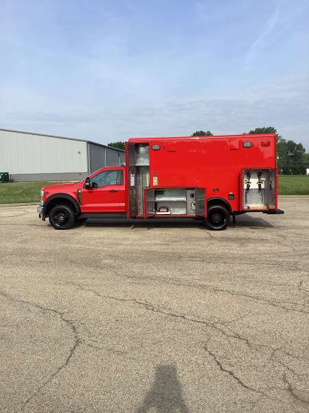Photo of Janesville Fire Department Remount Outside View of a New Delivery