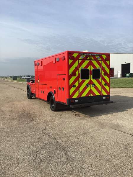 Photo of Janesville Fire Department Remount Outside View of a New Delivery