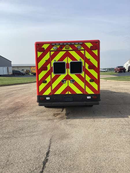 Photo of Janesville Fire Department Remount Outside View of a New Delivery
