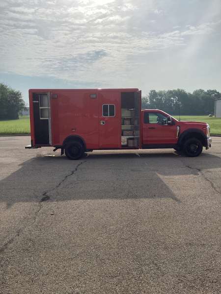 Photo of Janesville Fire Department Remount Outside View of a New Delivery