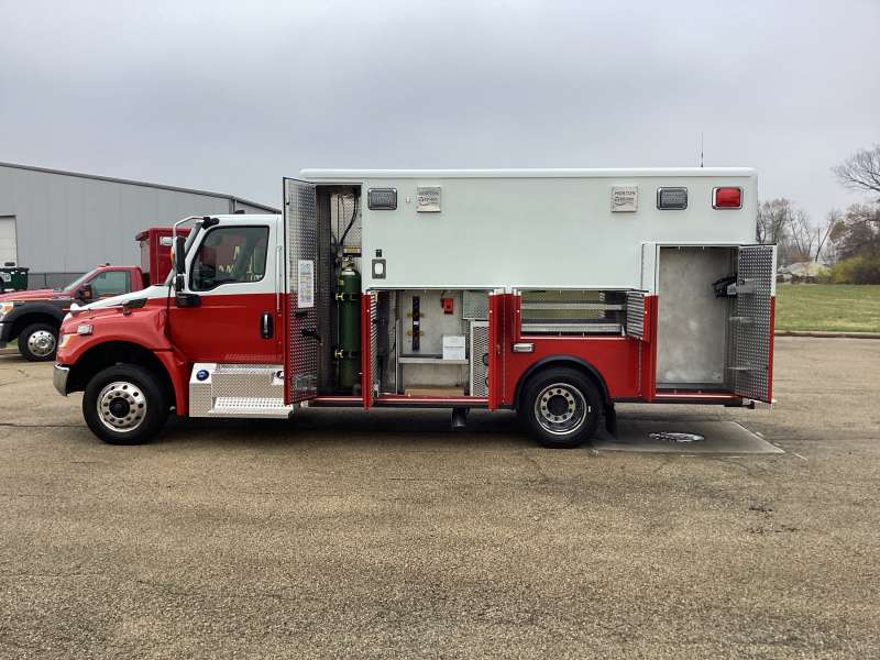 Photo of Kenosha Fire new delivery showcasing the exterior of the vehicle with all its features.