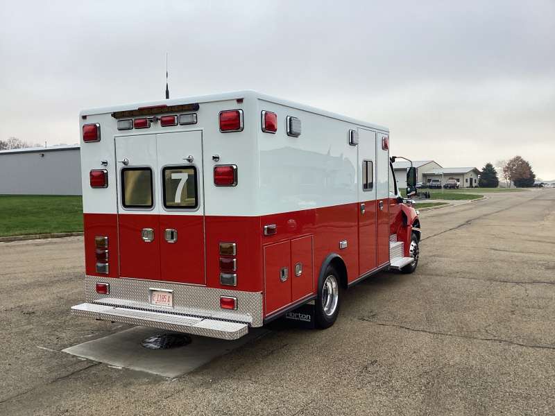 Photo of Kenosha Fire new delivery showcasing the exterior of the vehicle with all its features.