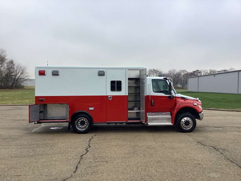 Photo of Kenosha Fire new delivery showcasing the exterior of the vehicle with all its features.
