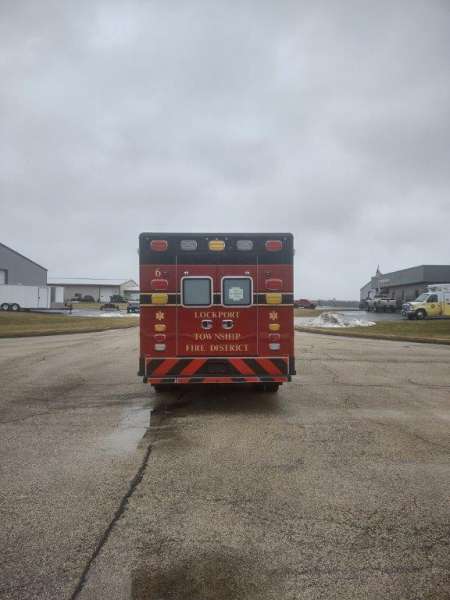Photo of ambulance back view