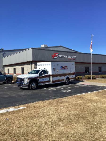 Photo of New Logan County Paramedics Ambulance Outside