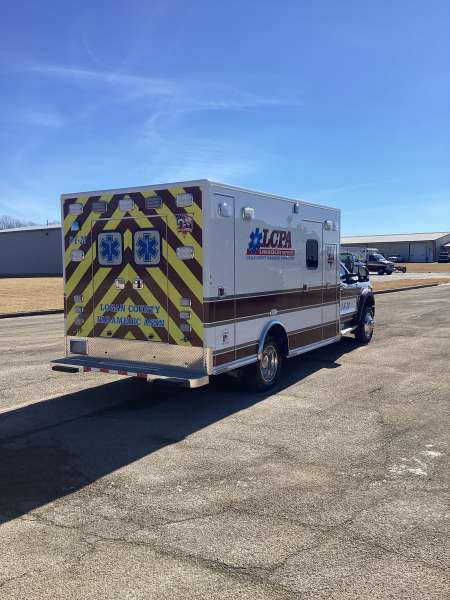 Photo of New Logan County Paramedics Ambulance Outside
