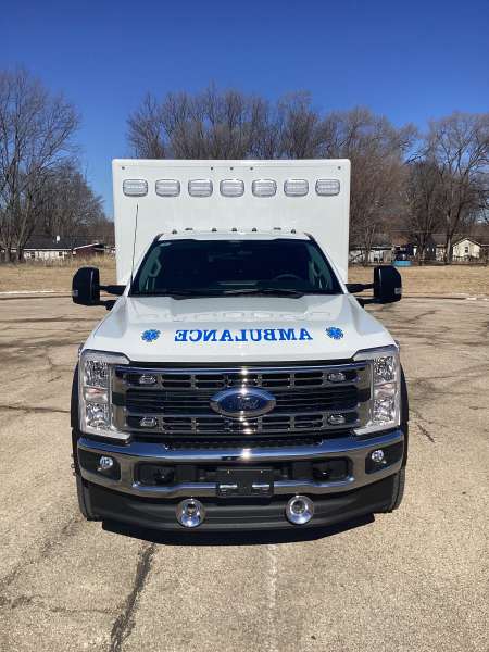 Photo of New Logan County Paramedics Ambulance Outside