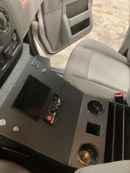 Photo of New delivery of the Luxemburg Rescue Squad-Ambulance interior showcasing various hardware.