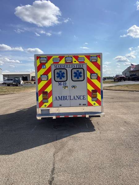 Photo of New delivery for the Marseilles Fire Department showcasing hardware and other equipment