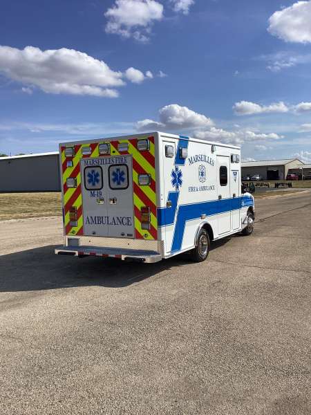 Photo of New delivery for the Marseilles Fire Department showcasing hardware and other equipment