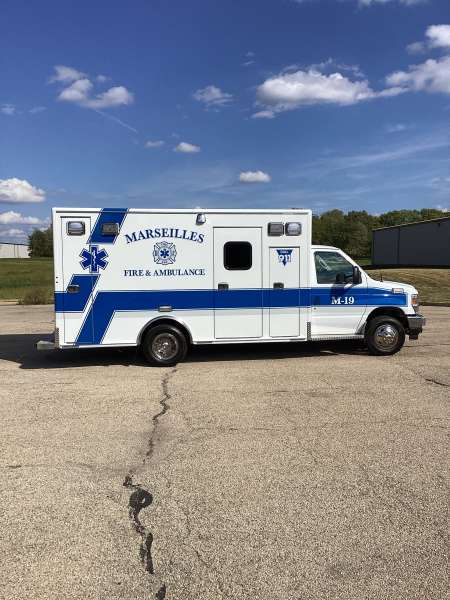 Photo of New delivery for the Marseilles Fire Department showcasing hardware and other equipment