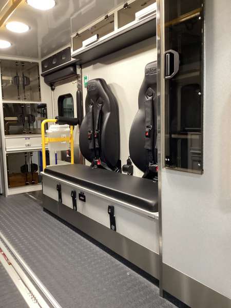 Photo of New delivery for the Marseilles Fire Department showcasing hardware and other equipment