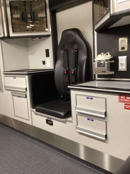 Photo of New delivery for the Marseilles Fire Department showcasing hardware and other equipment