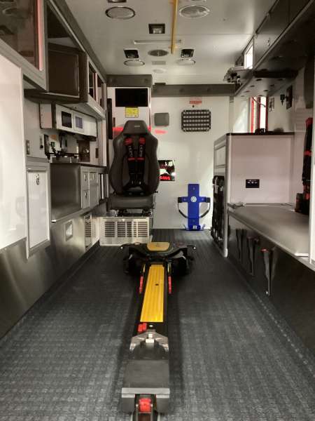 Photo of New Delivery Pleasant Prairie Fire Rescue interior shot showcasing the hardware and components.