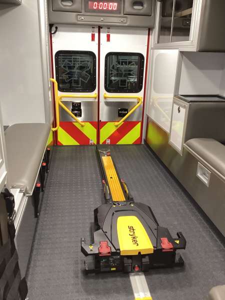 Photo of New Delivery Pleasant Prairie Fire Rescue interior shot showcasing the hardware and components.