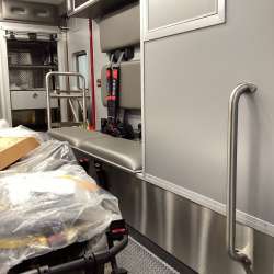 Photo of New Delivery Park Ridge Fire Department showing off the interior and all of its components