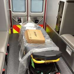 Photo of New Delivery Park Ridge Fire Department showing off the interior and all of its components