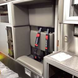 Photo of New Delivery Park Ridge Fire Department showing off the interior and all of its components