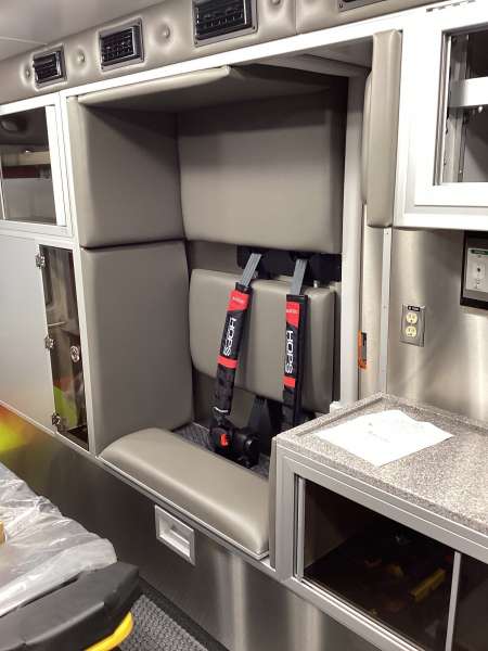 Photo of New Delivery Park Ridge Fire Department showing off the interior and all of its components