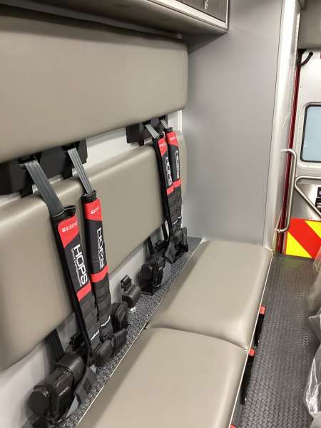 Photo of New Delivery Park Ridge Fire Department showing off the interior and all of its components