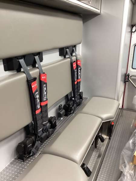 Photo of New delivery Northbrook Fire Department interior showcase.