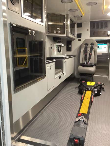 Photo of New Delivery Waushara Remount New Delivery with an interior view showcasing the equipment and hardware.