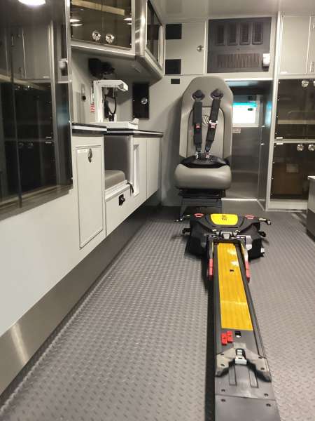 Photo of New Delivery Waushara Remount New Delivery with an interior view showcasing the equipment and hardware.