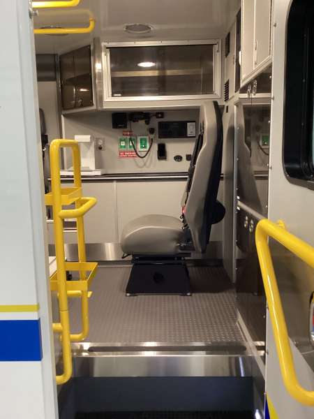 Photo of New Delivery Waushara Remount New Delivery with an interior view showcasing the equipment and hardware.
