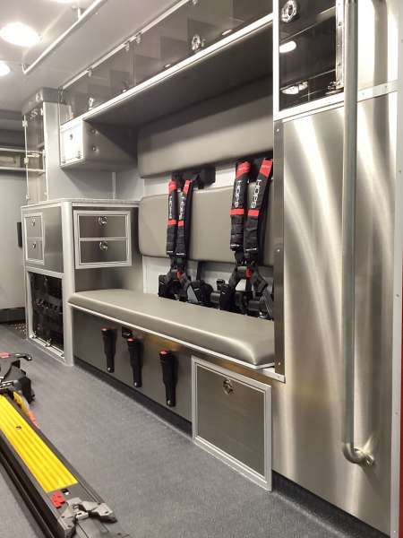 Photo of Westmont Fire Department interior shot of a new delivery