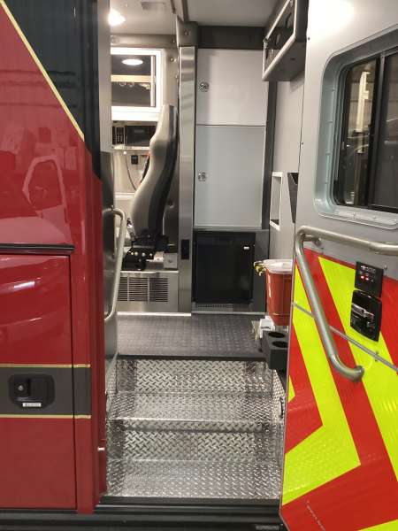 Photo of Westmont Fire Department interior shot of a new delivery