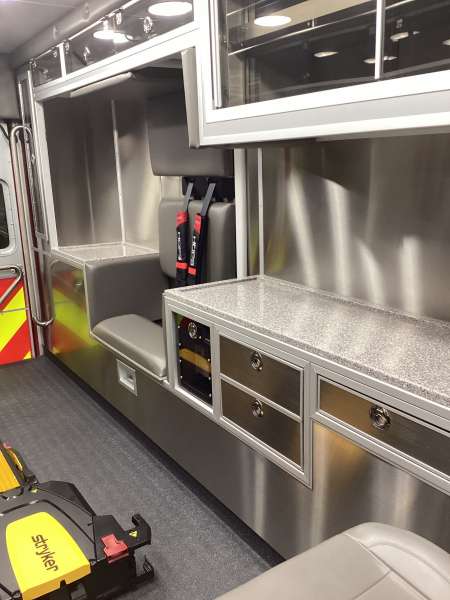 Photo of Westmont Fire Department interior shot of a new delivery