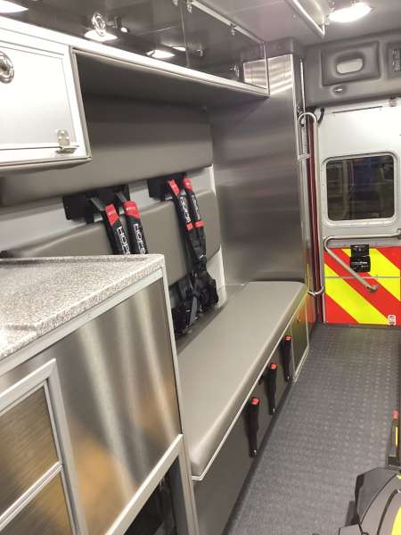 Photo of Westmont Fire Department interior shot of a new delivery