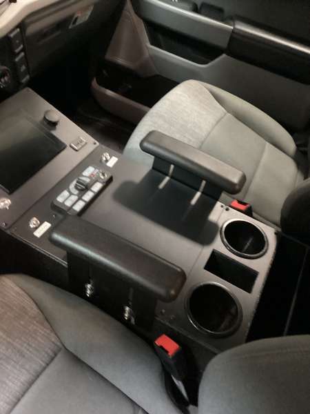 Photo of New Delivery Whitewater Fire Department interior view showcasing various hardware and equipment.