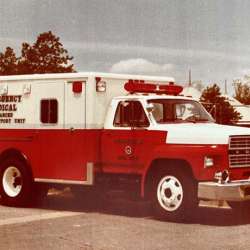 Photo of old ambulance