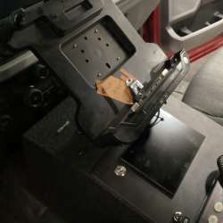 Photo of Foster Coach new delivery for East Joliet Fire showcasing the interior and cabin of the new vehicle.