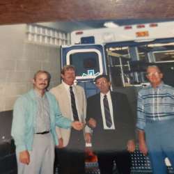Photo of ambulance ad history